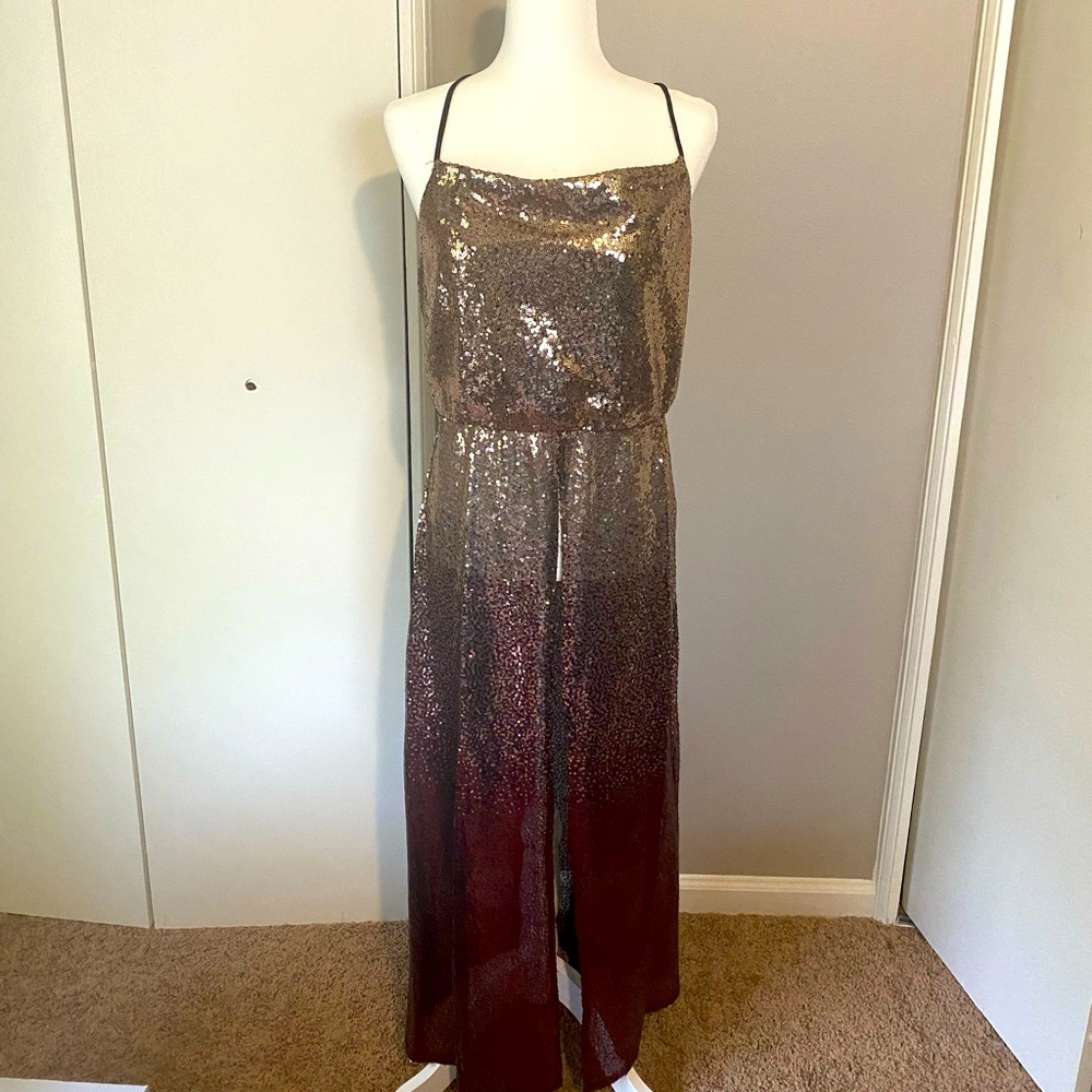 Sequined Ombré Maxi Top/Dress
